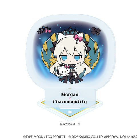 『Fate/Grand Order×サンリオキャラクターズ』アクリルスタンドプレート26/モルガン×チャーミーキティ(コラボイラスト)